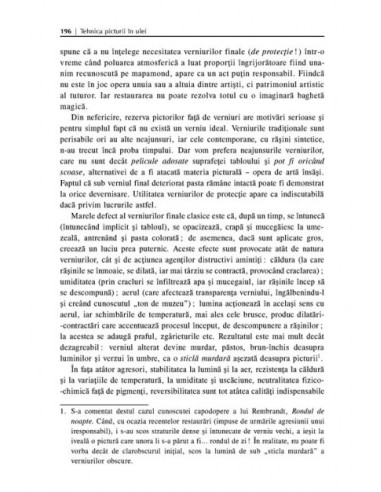 Tehnica picturii în ulei Tehnica picturii în ulei