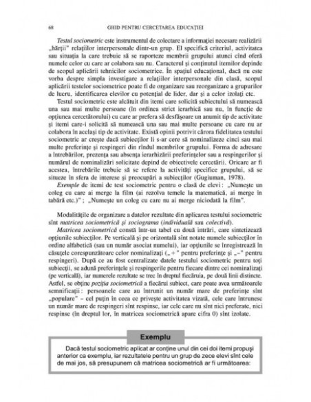 Ghid pentru cercetarea educației