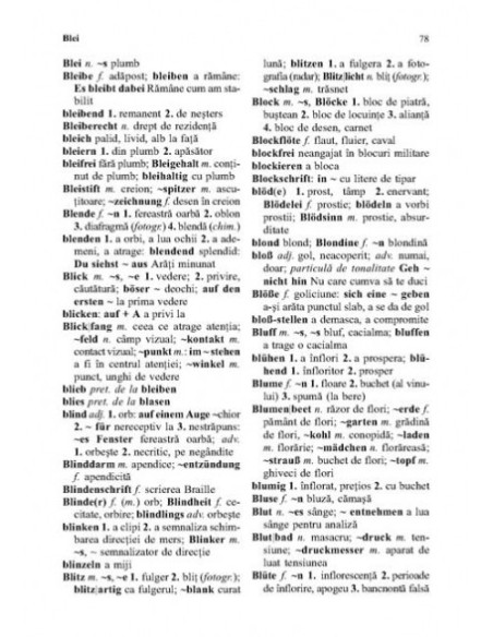 Dicționar de buzunar german-român/român-german