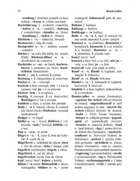 Dicționar de buzunar german-român/român-german