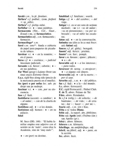Limba spaniolă. Dicționar de dificultăți lexicale