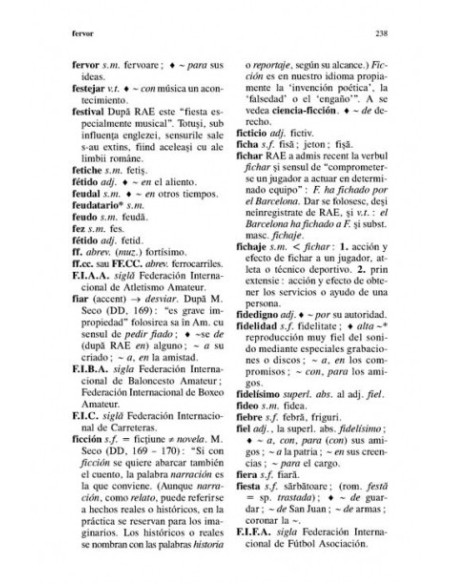 Limba spaniolă. Dicționar de dificultăți lexicale