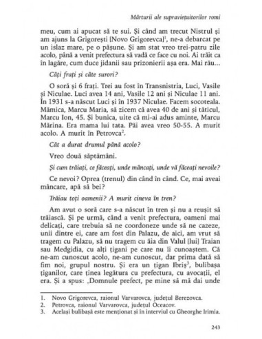 Tragedia romilor deportați în... Tragedia romilor deportați în...