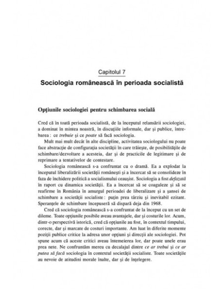 O istorie subiectivă în sociologia românească din 1944 până în prezent