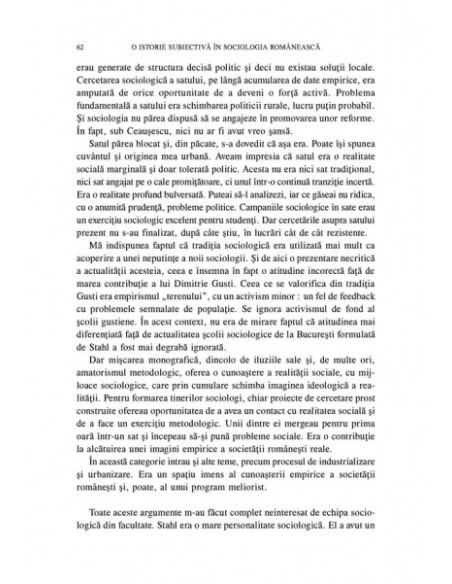 O istorie subiectivă în sociologia românească din 1944 până în prezent