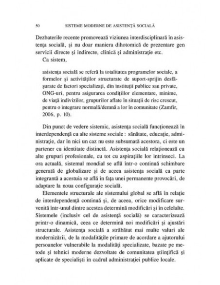 Sisteme moderne de asistență socială. Tendințe globale și practici locale