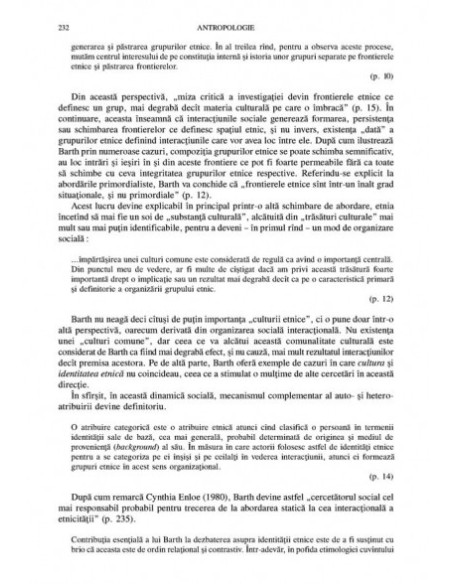 Antropologie. Cinci introduceri