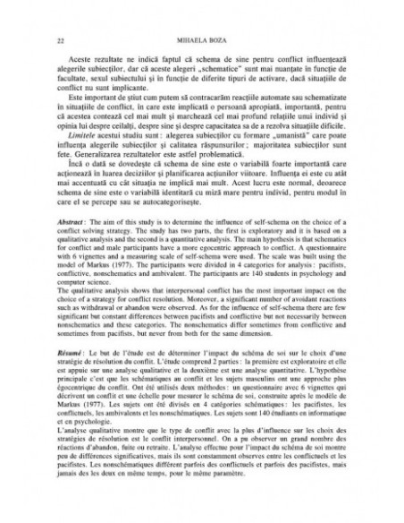 Psihologia Socială.  Nr. 22/2008 – Buletinul Laboratorului „Psihologia cîmpului social” Universitatea „Al.I.Cuza”, Iaşi