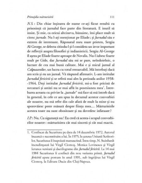 Primejdia mărturisirii. Convorbirile de la Rohia