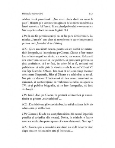 Primejdia mărturisirii. Convorbirile... Primejdia mărturisirii. Convorbirile...