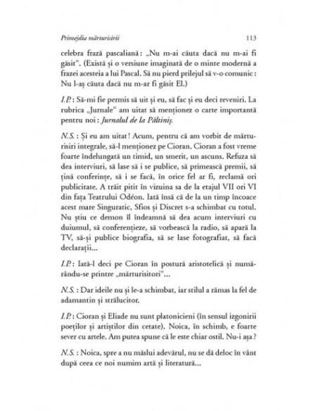 Primejdia mărturisirii. Convorbirile de la Rohia