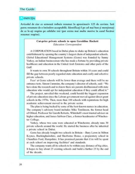 The Guide. Limba engleză pentru examene și concursuri