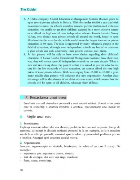 The Guide. Limba engleză pentru examene și concursuri