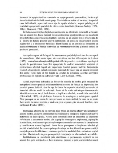 Introducere în psihologia mediului