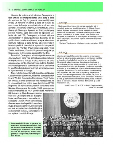 O istorie a comunismului din România.... O istorie a comunismului din România....