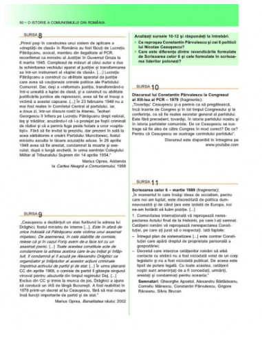 O istorie a comunismului din România.... O istorie a comunismului din România....