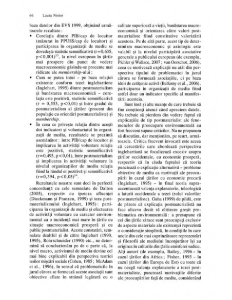 Sociologie Românească. Volumul VII, Nr. 1/2009