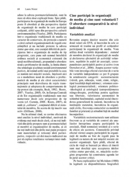 Sociologie Românească. Volumul VII, Nr. 1/2009