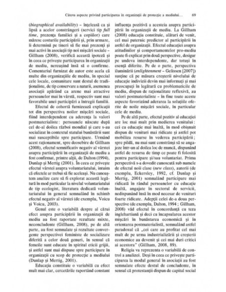 Sociologie Românească. Volumul VII, Nr. 1/2009