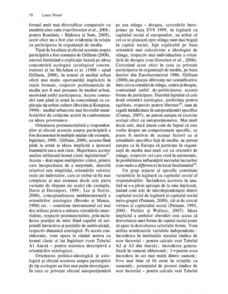 Sociologie Românească. Volumul VII, Nr. 1/2009