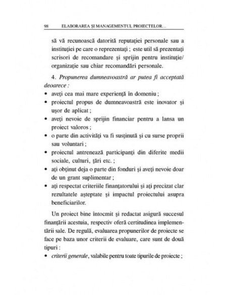 Elaborarea și managementul proiectelor în serviciile educaționale. Ghid practic