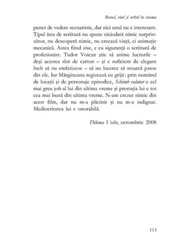 Bunul, răul şi urîtul în cinema Bunul, răul şi urîtul în cinema