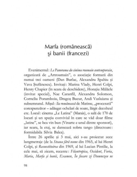 4 decenii, 3 ani și 2 luni cu filmul românesc