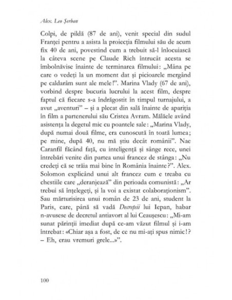 4 decenii, 3 ani și 2 luni cu filmul românesc