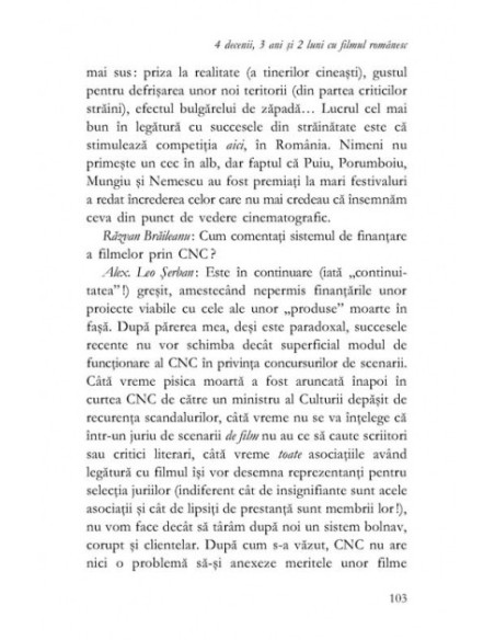 4 decenii, 3 ani și 2 luni cu filmul românesc