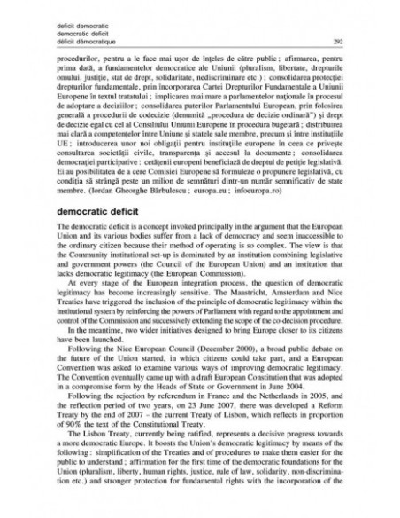 Dicţionar explicativ trilingv al Uniunii Europene. Trilingual Dictionary of the European Union.