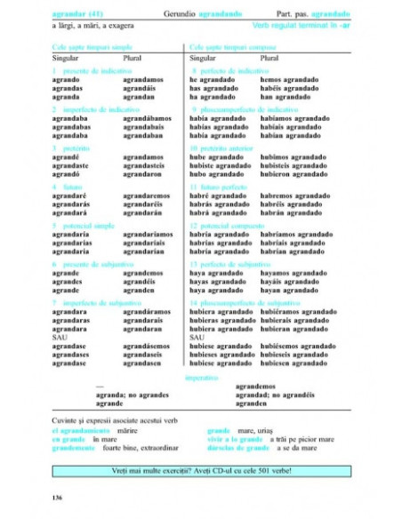 501 verbe spaniole