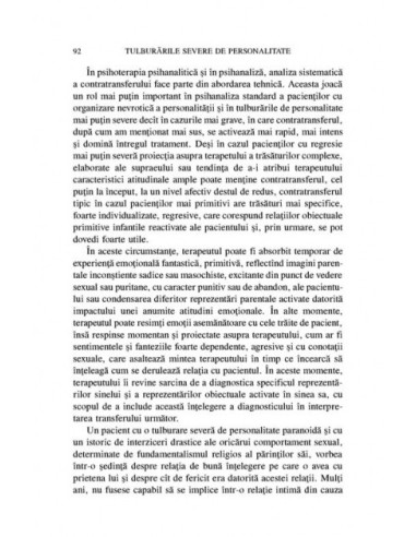 Tulburările severe de personalitate.... Tulburările severe de personalitate....