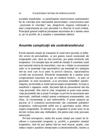 Tulburările severe de personalitate.... Tulburările severe de personalitate....