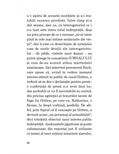 Onoarea pierdută a Katharinei Blum