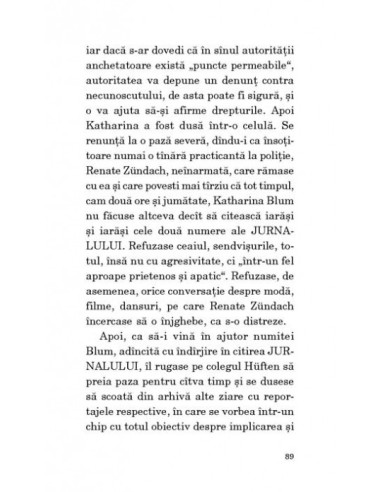 Onoarea pierdută a Katharinei Blum