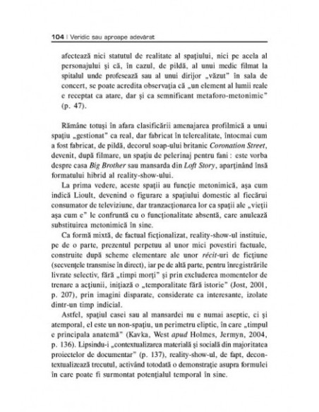 Veridic. Virtual. Ludic. Efectul de real al televiziunii