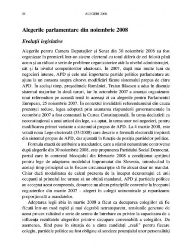 Alegeri 2008. Volumul II:... Alegeri 2008. Volumul II:...