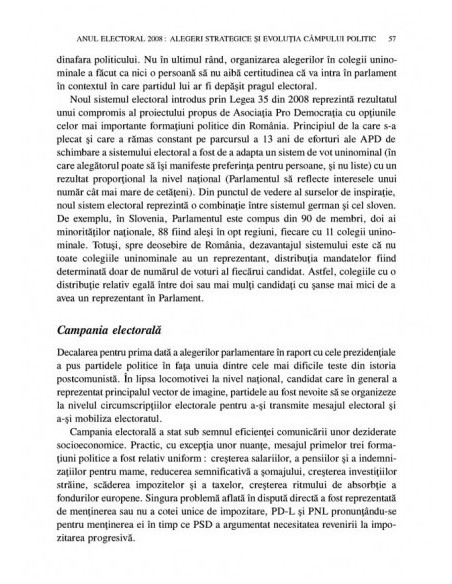 Alegeri 2008. Volumul II: Continuitate și schimbare
