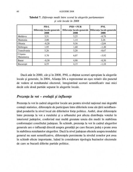 Alegeri 2008. Volumul II: Continuitate și schimbare