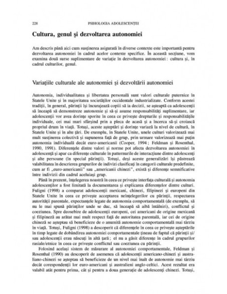 Psihologia adolescenţei. Manualul Blackwell