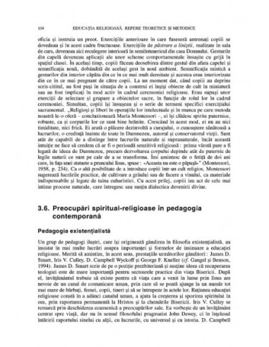 Educația religioasă. Repere teoretice...