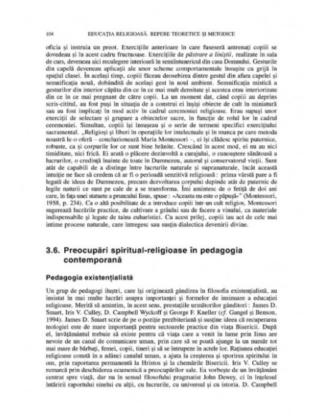 Educația religioasă. Repere teoretice și metodice