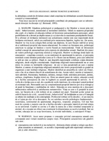 Educația religioasă. Repere teoretice...