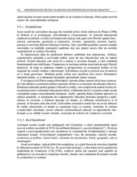 Psihopedagogie pentru examenele de definitivare şi grade didactice