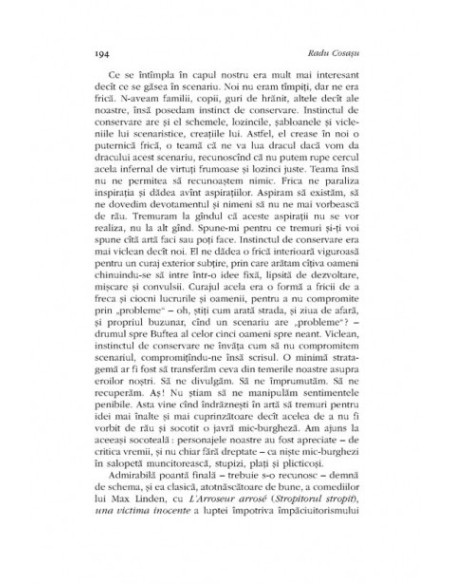 Opere II. O viețuire cu Stan și Bran, Sonatine