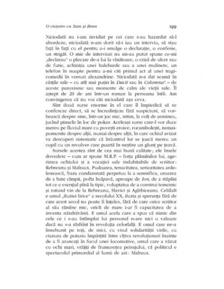 Opere II. O viețuire cu Stan și Bran, Sonatine