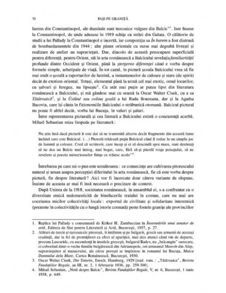 Pași pe graniță. Studii despre imaginarul românesc al frontierei