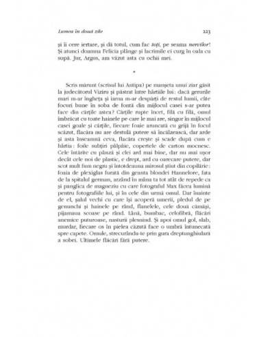 Opere I. Lumea în două zile