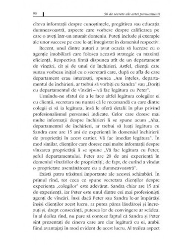 50 de secrete ale artei persuasiunii. 50 de secrete ale artei persuasiunii.