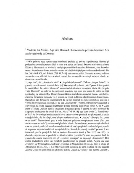 Septuaginta 5. Osea. Amos.  Michea. Ioel. Abdias. Iona. Naum. Avacum. Sophonia. Aggeu. Zaharia.  Malachia